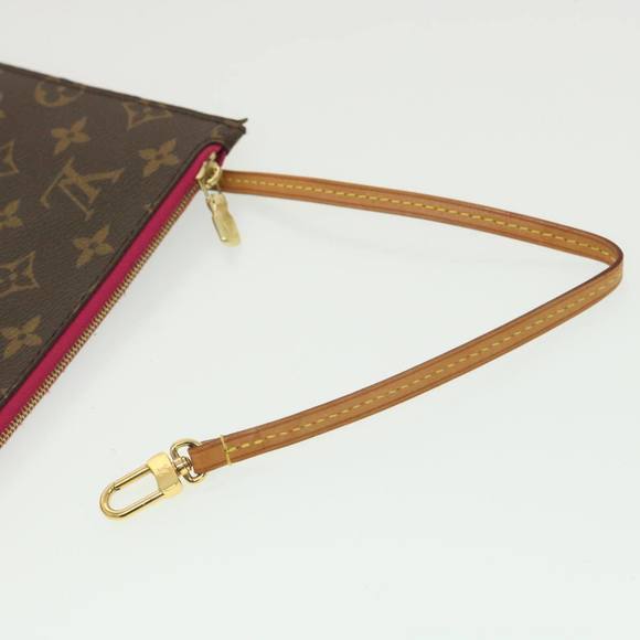 LOUIS VUITTON Monogram Neverfull MM Pouch LV Auth S104 - Picture 9 of 16